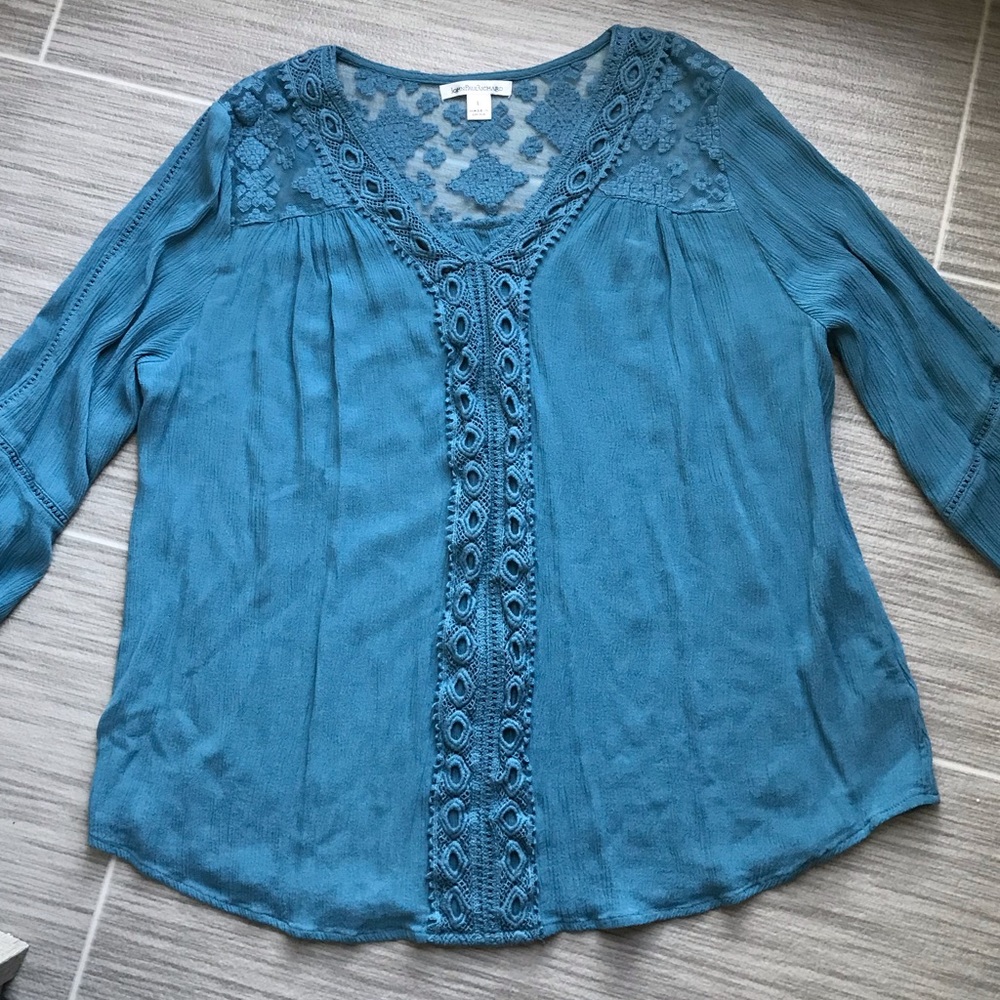 💙Teal Blouse💙